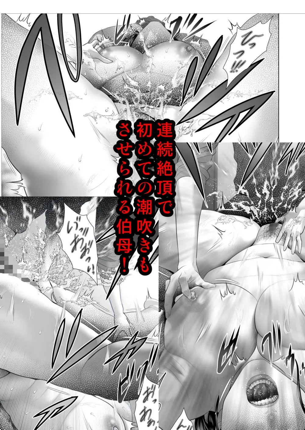 白薔薇伯母さんの秘めた、、、2話 弱点編 サンプル9番の画像（鬼畜エロ同人漫画）